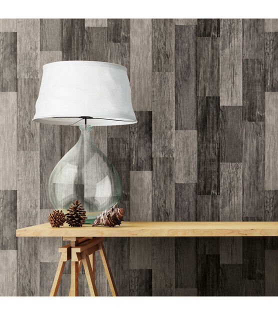 RoomMates Wallpaper Weathered Wood Plank, , hi-res, image 3