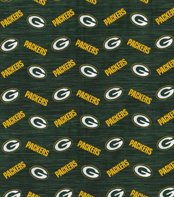 Fabric Traditions Green Bay Packers Heather NFL Cotton Fabric