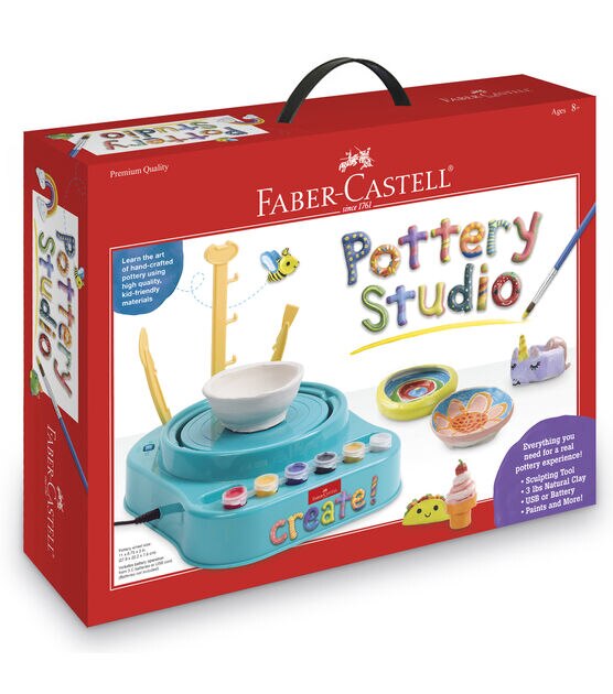 Faber-Castell Pottery Studio Wheel And Clay JOANN