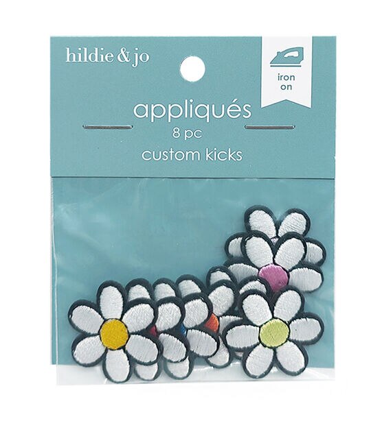8ct Flower Iron On Patches by hildie & jo, , hi-res, image 2