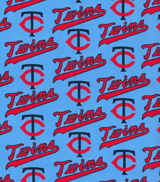 Fabric Traditions Cooperstown Minnesota Twins Cotton Fabric