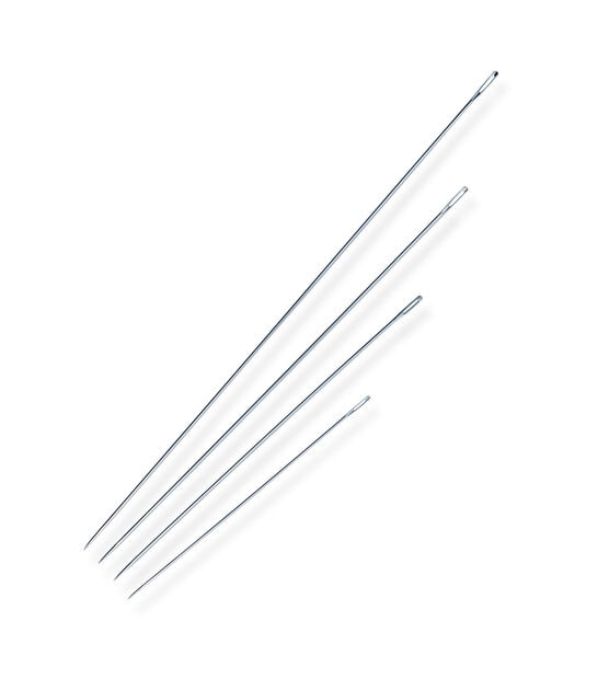 Dritz Home Long Upholstery Hand Needles, 4 pc