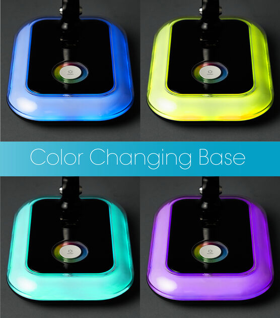 OttLite 23" Wellness Glow LED Desk Lamp With Color Changing Base, , hi-res, image 4