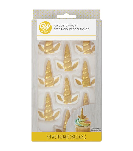 Unicorn Horn Royal Icing Decorations