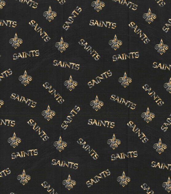 Fabric Traditions New Orleans Saints NFL Camo Logo Cotton Fabric, , hi-res, image 2