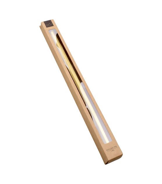 16" Gold Stainless Steel Rolling Pin by STIR, , hi-res, image 2