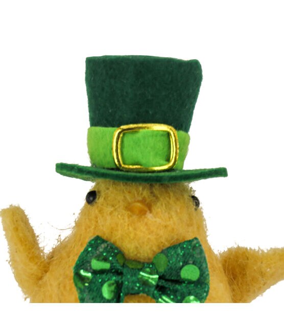 National Tree 5" St. Patrick’s Day Yellow Chick Decoration, , hi-res, image 2