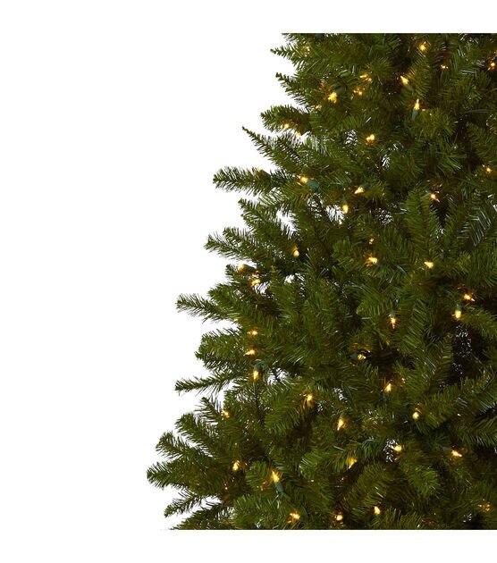 Nearly Natural 7.5' Clear Pre Lit Windermere Christmas Tree, , hi-res, image 2