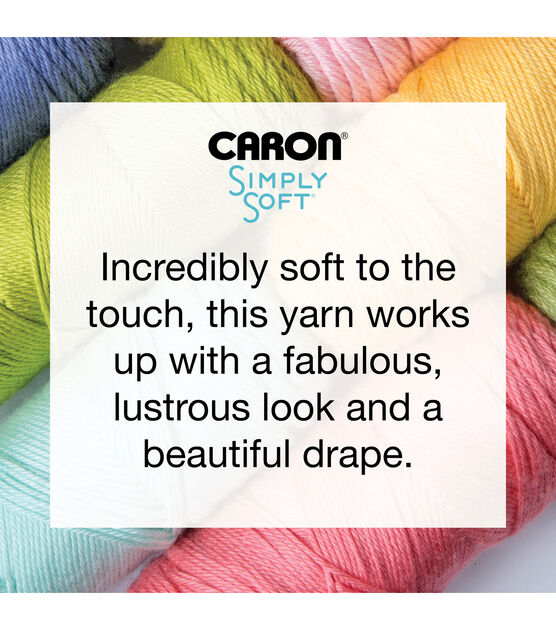 Caron SIMPLY SOFT Yarn 6 Oz 315 Yds Choose Color -  Norway