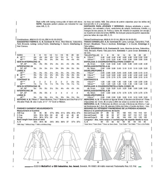 McCall's M7938 Size 6 to 22 Misses Costume Sewing Pattern, , hi-res, image 7