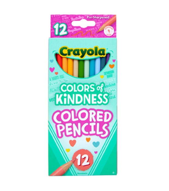 Crayola 8" Colors of Kindness School Supplies Colored Pencils 12ct