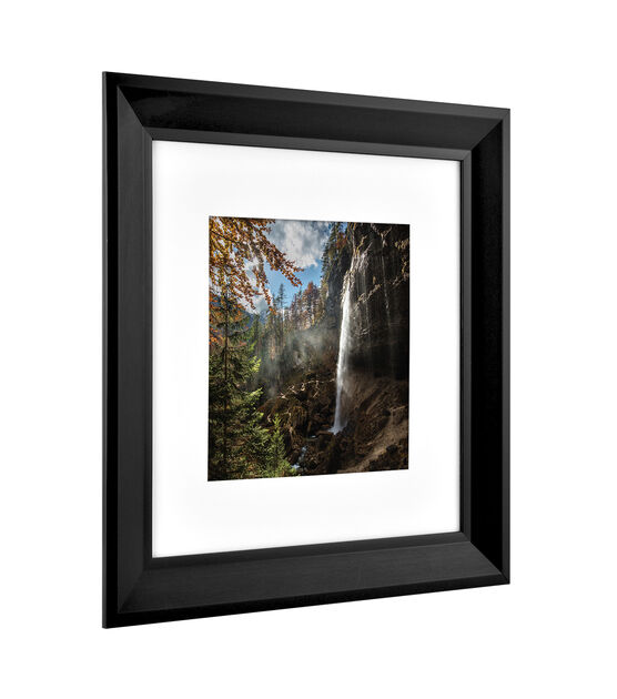 MCS Ascot Black 12" x 12" Matted to 8" x 8" Wall Frame, , hi-res, image 2