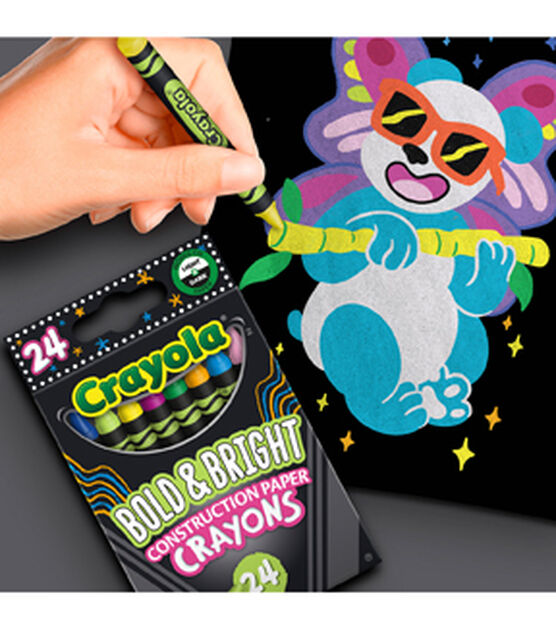 Crayola 99-0053 Bright Pop Colored Cardstock Paper