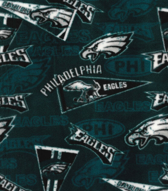Fabric Traditions Philadelphia Eagles Fleece Fabric Retro