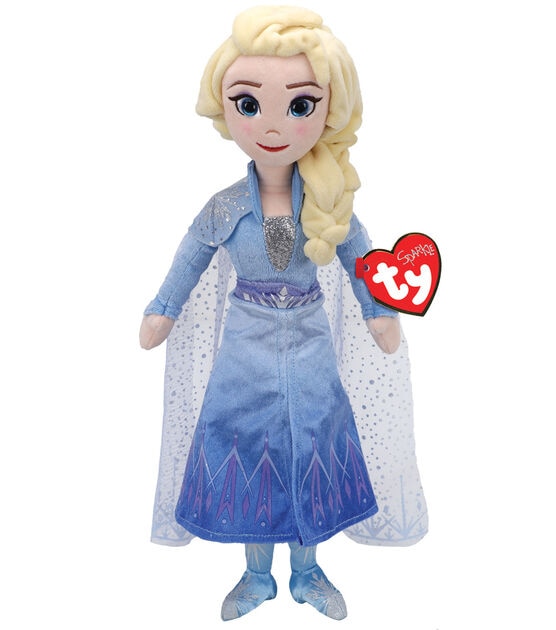 Ty Inc Sparkle Frozen 2 Elsa Plush Doll