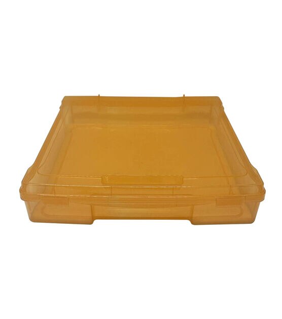 Top Notch 12 x 12 Scrapbook Case - Clear - Plastic Storage - Storage & Organization