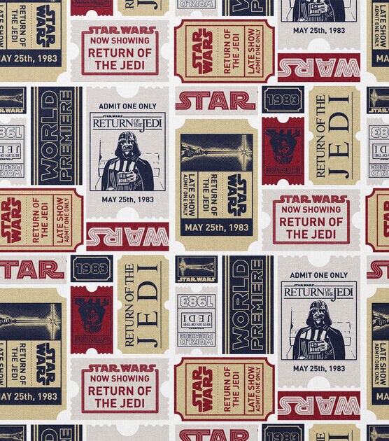 Star Wars VI Movie Stubs Cotton Fabric, , hi-res, image 2