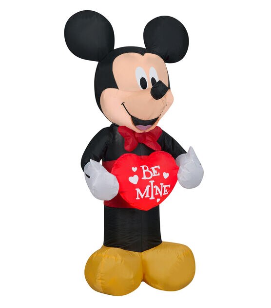 National Tree 42" Inflatable Valentine’s Mickey Mouse