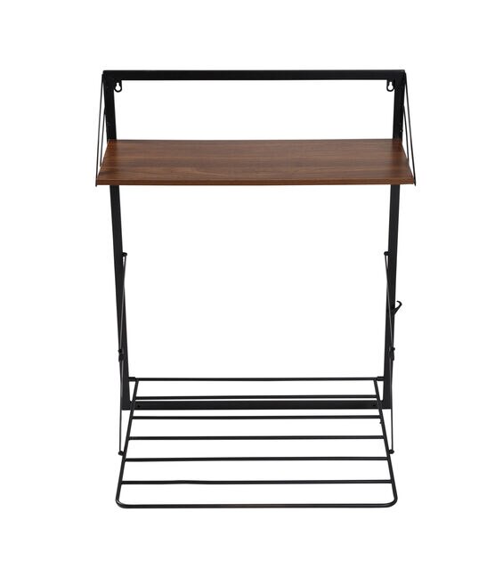 Honey Can Do 24" x 31" Over the Door Foldable Drying Rack With Shelf, , hi-res, image 9