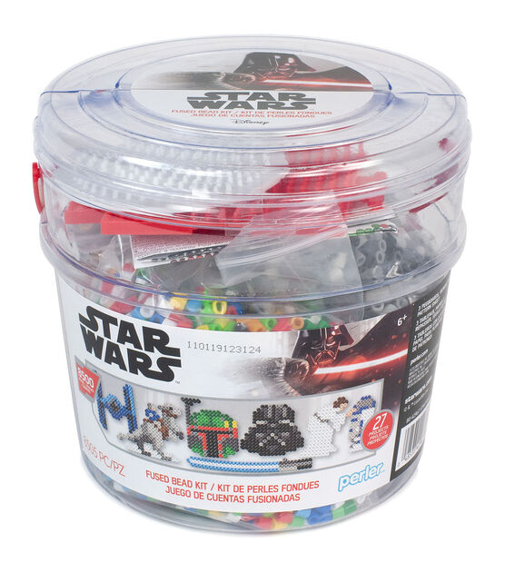 Perler 8500pc Star Wars Large Bucket Fused Bead Kit