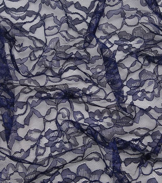 Blue Lace Fabric by Casa Collection, , hi-res, image 2