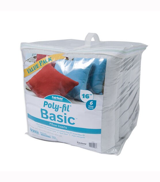 Poly Fil Basic 16''x16'' Pillow Inserts Value Pack, , hi-res, image 2