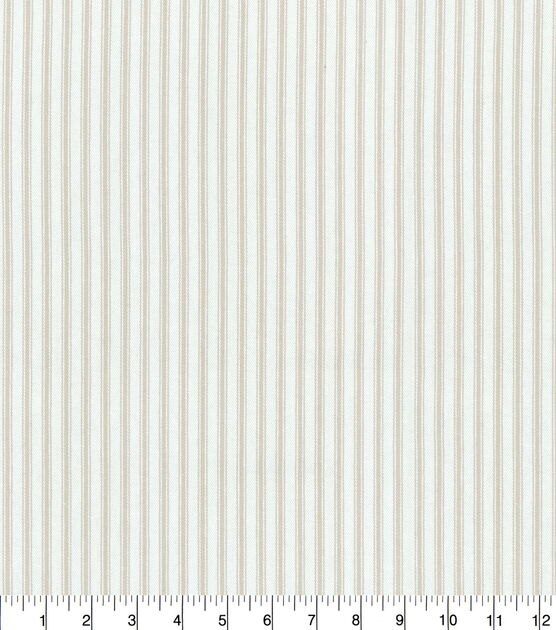 Waverly Multi Purpose Decor Fabric 55" Classic Ticking Linen