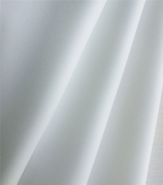 Silky Solids Stretch Chiffon Fabric White, , hi-res, image 3