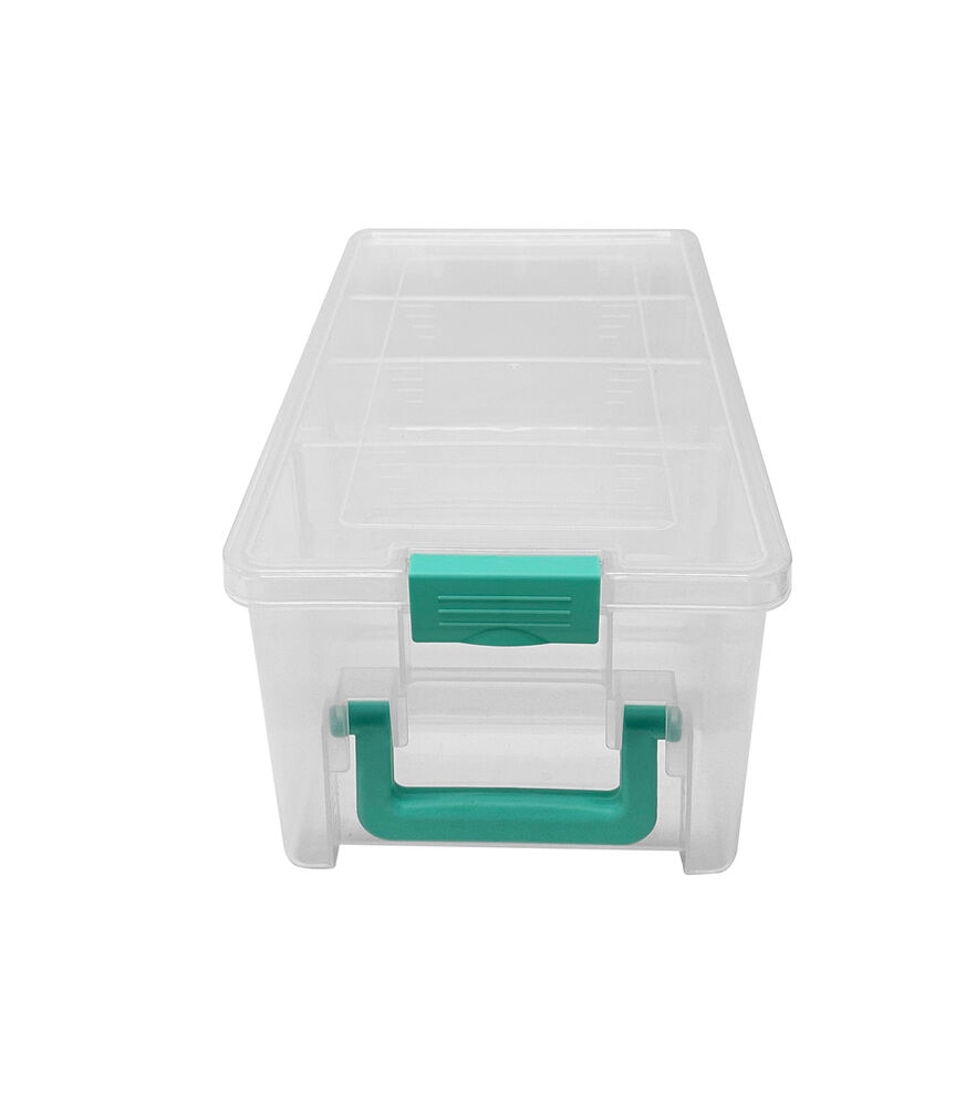 15" x 8 Craft Case With Carrying Handle by Top Notch, Aqua, swatch, image 1