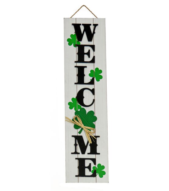 National Tree 24" St. Patrick’s Day Welcome Wall Sign