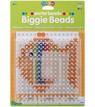 Perler 6ct Clear Square Pegboards
