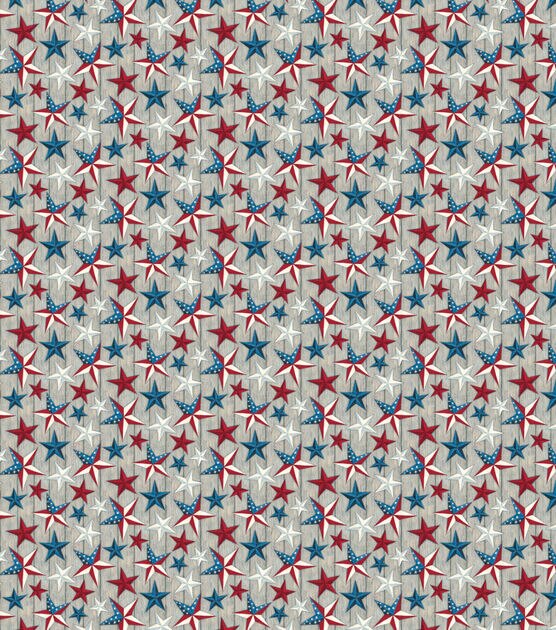 Susan Winget Premium Quilt Patriotic Texas Stars Cotton Fabric