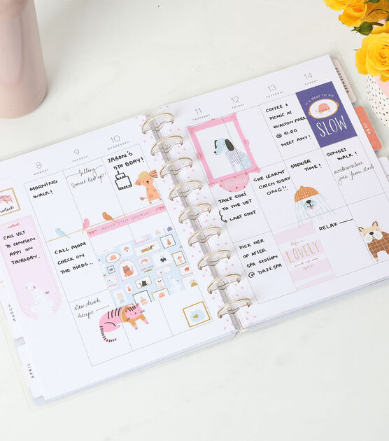 Happy Planner 2023 Cozy Critters Classic Vertical 12 Month Planner, , hi-res, image 7