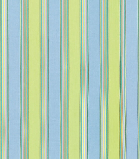 Sunbrella Outdoor Stripe Fabric 54" Bravada Limelite