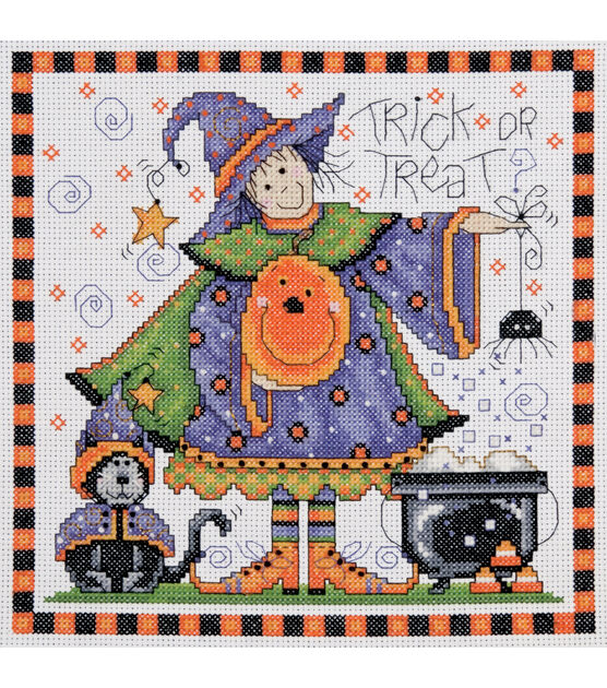 Design Works 8" Trick or Treat Counted Cross Stitch Kit