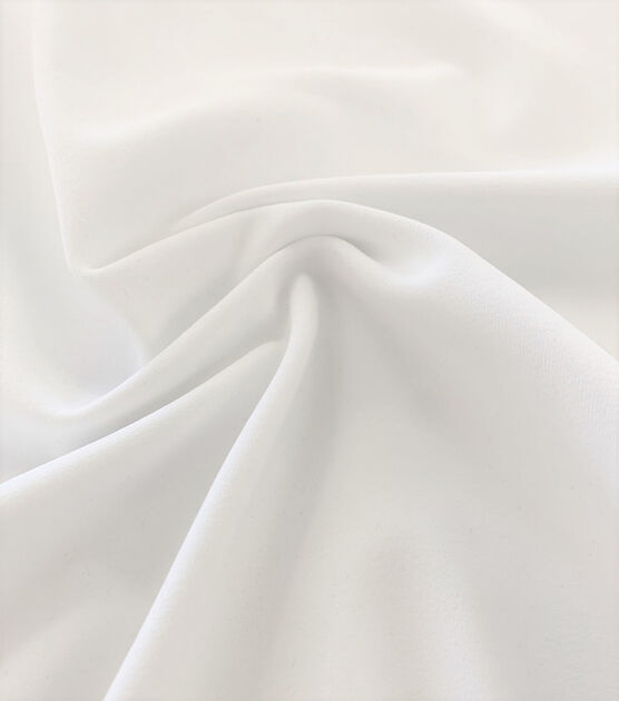 Opaque White Performance Apparel Fabric 58