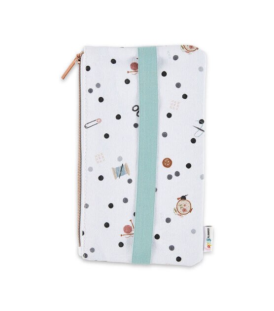 Happy Planner 5.5" x 8.5" Sew Much Happy Elastic Band Pen Pouch, , hi-res, image 3