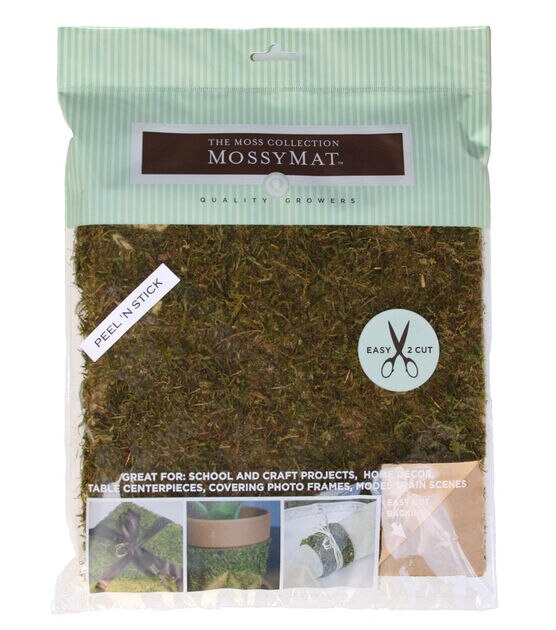 Quality Growers 10" x 18" Peel & Stick Moss Mat