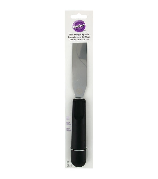 Wilton Straight Spatula 11" Black