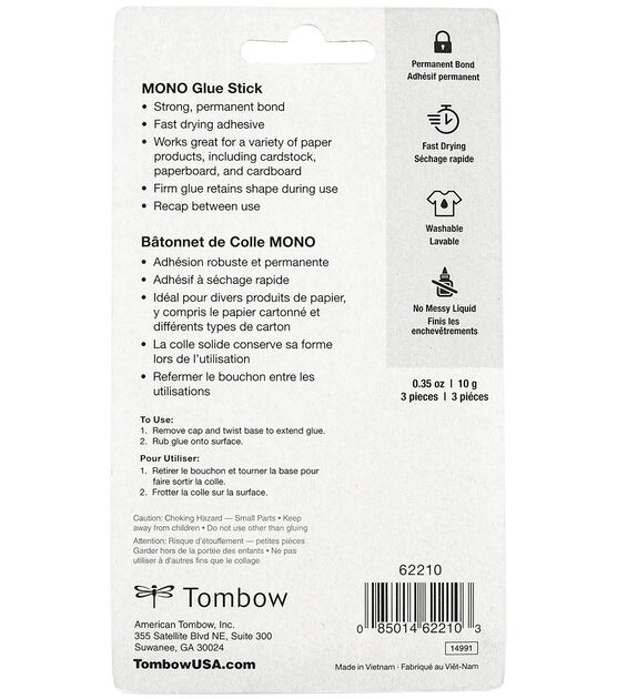 Tombow MONO Small Glue Sticks 3pk, , hi-res, image 7