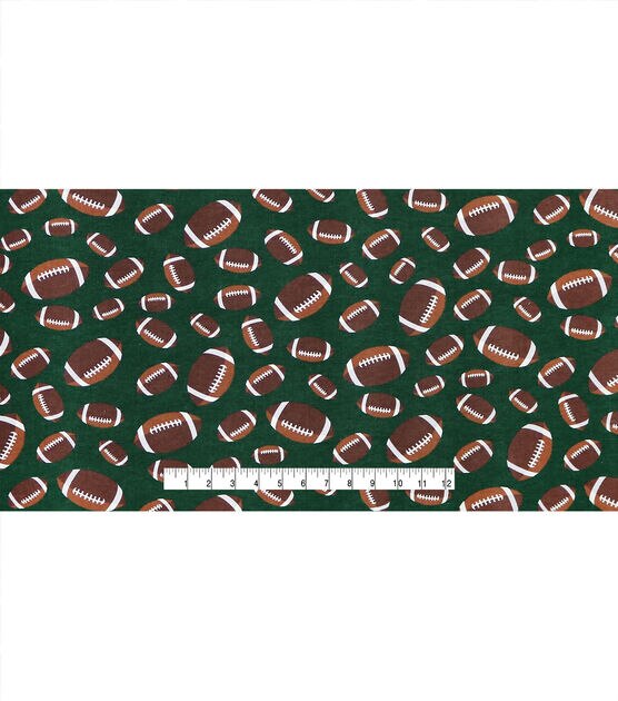 Football Super Snuggle Flannel Fabric, , hi-res, image 4