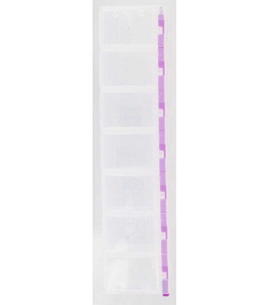 9 Clear Plastic Storage Box With 7 Compartments