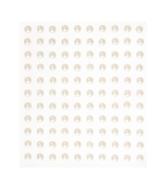 6mm Ivory Adhesive Pearls 110pc by Park Lane, , hi-res, image 2