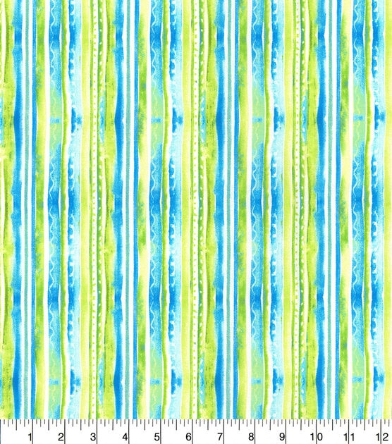 Fabric Traditions Watercolor Stripes Cotton Fabric by Keepsake Calico, , hi-res, image 1