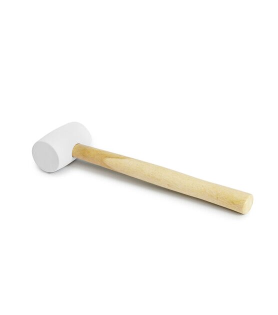 Dritz Home Rubber Mallet with Wood Handle