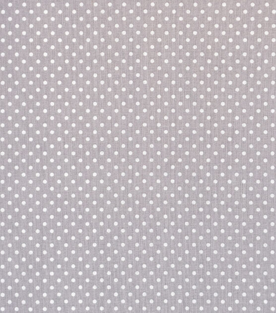 Singer 18" x 21" Gray Dots Cotton Fabric Quarter 1pc