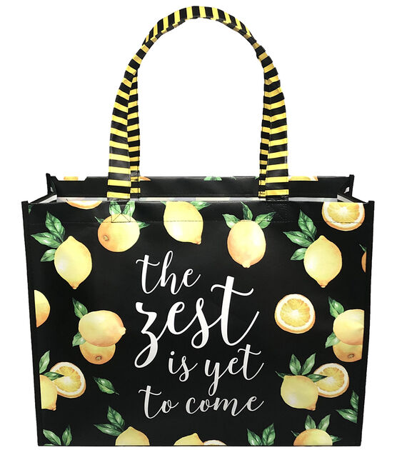 Reusable Tote Large Lemon Bag