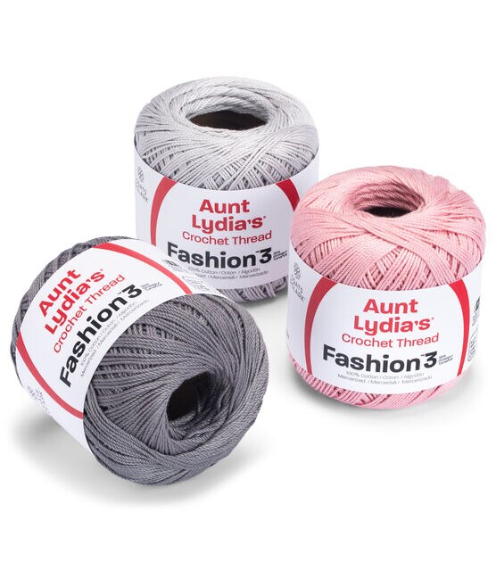 Aunt Lydia's Fashion Crochet Thread Size 3-Black, 1 count - Foods Co.