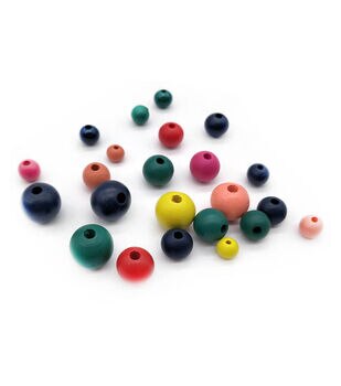 16mm Wood Beads 40pc by Park Lane