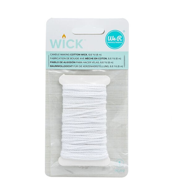 We R Memory Keepers Wick Candle Wick 6.6yds Cotton